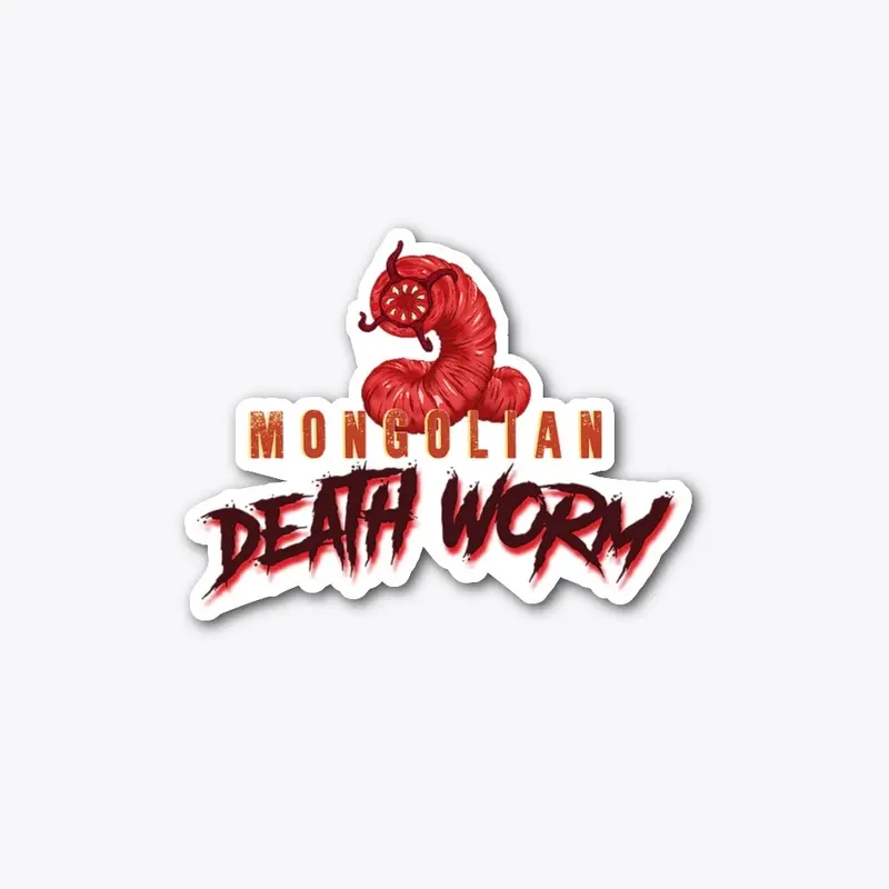 Mongolian Death Worm Sticker